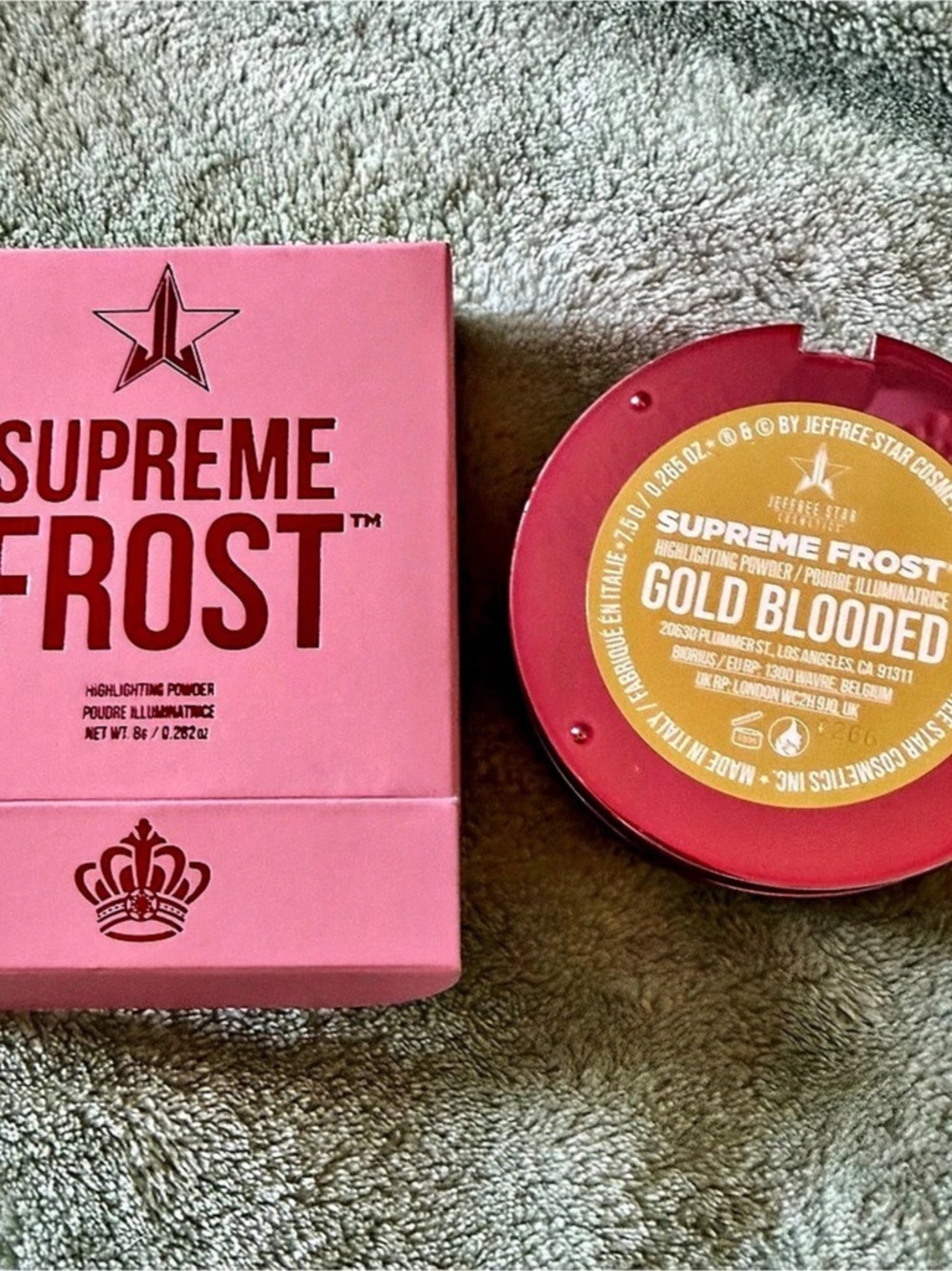 Jeffree Star Cosmetics Supreme Frost Highlighting Powder Gold Blooded
